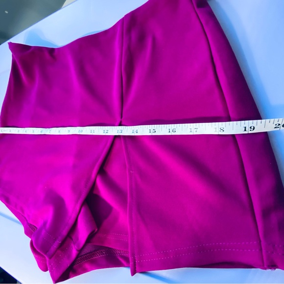 Royal Fuchsia Violet Split Skorts - Picture 11 of 15